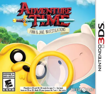 Adventure Time - Finn & Jake Investigations (USA) box cover front